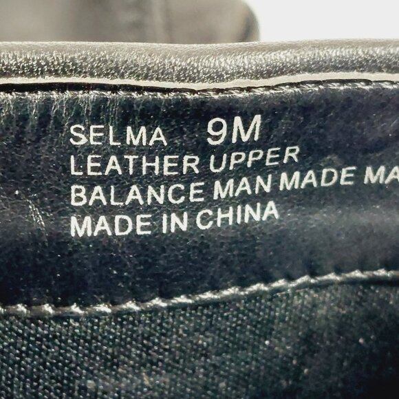 Laura Ashley Black Leather Selma Heeled Ankle / Mid Calf Boots with Buckle H712 - Picture 11 of 13